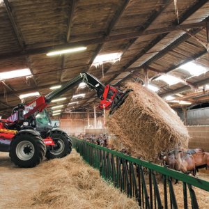伸缩式装载机通风机